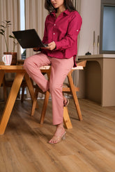 Women Airy Linen Shirt